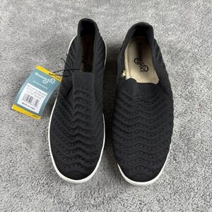 Mountain Sole Knit Slip On‎ Sneaker Womens 8 Black
